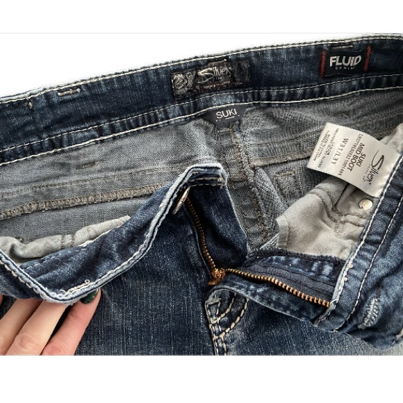 Women’s Silver Suki Mid Bootcut 31 x31 - Picture 3 of 3